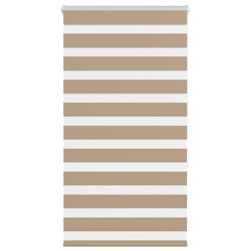 Zebrarollo Sandbraun 80x150 cm Stoffbreite 75,9 cm Polyester