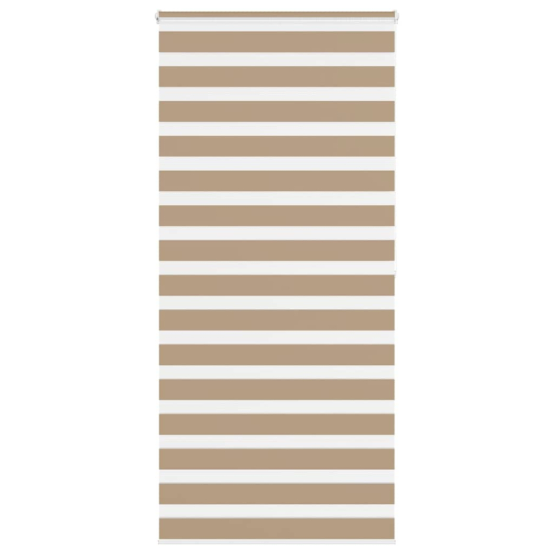 Zebrarollo Sandbraun 110x200 cm Stoffbreite 105,9 cm Polyester