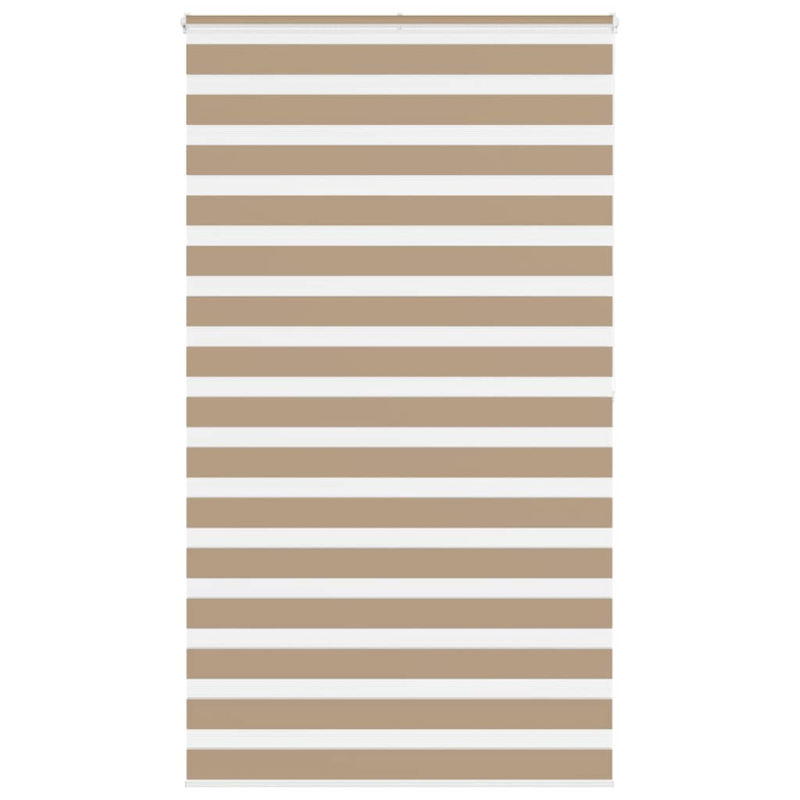 Zebrarollo Sandbraun 125x200 cm Stoffbreite 120,9 cm Polyester