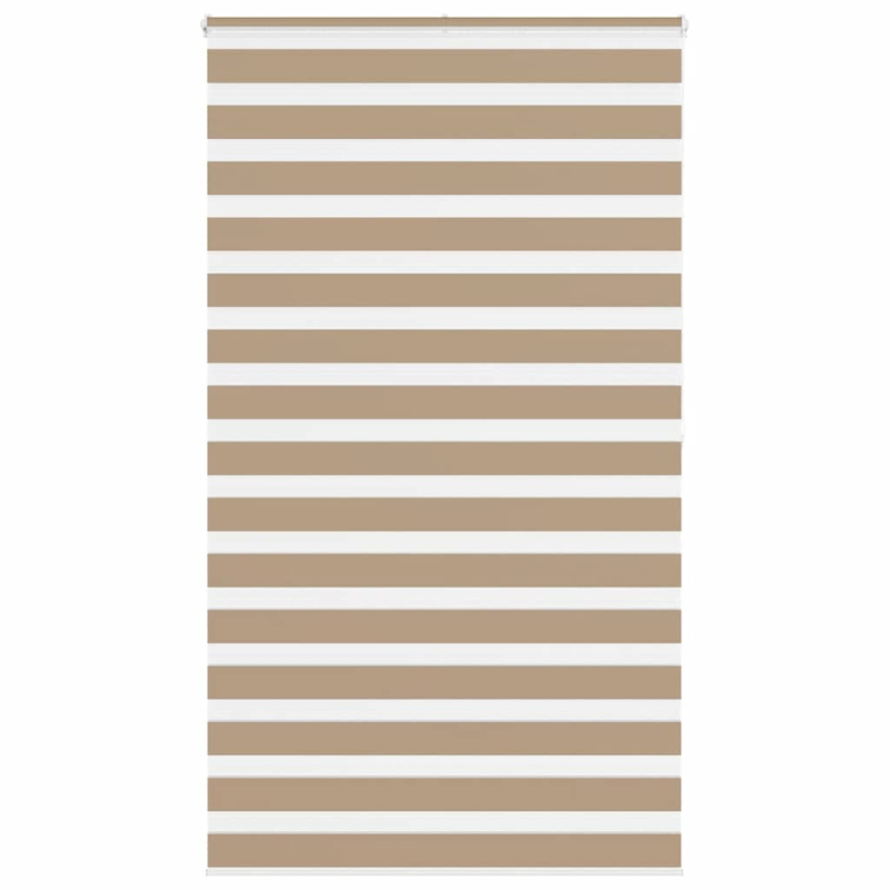 Zebrarollo Sandbraun 135x200 cm Stoffbreite 130,9 cm Polyester