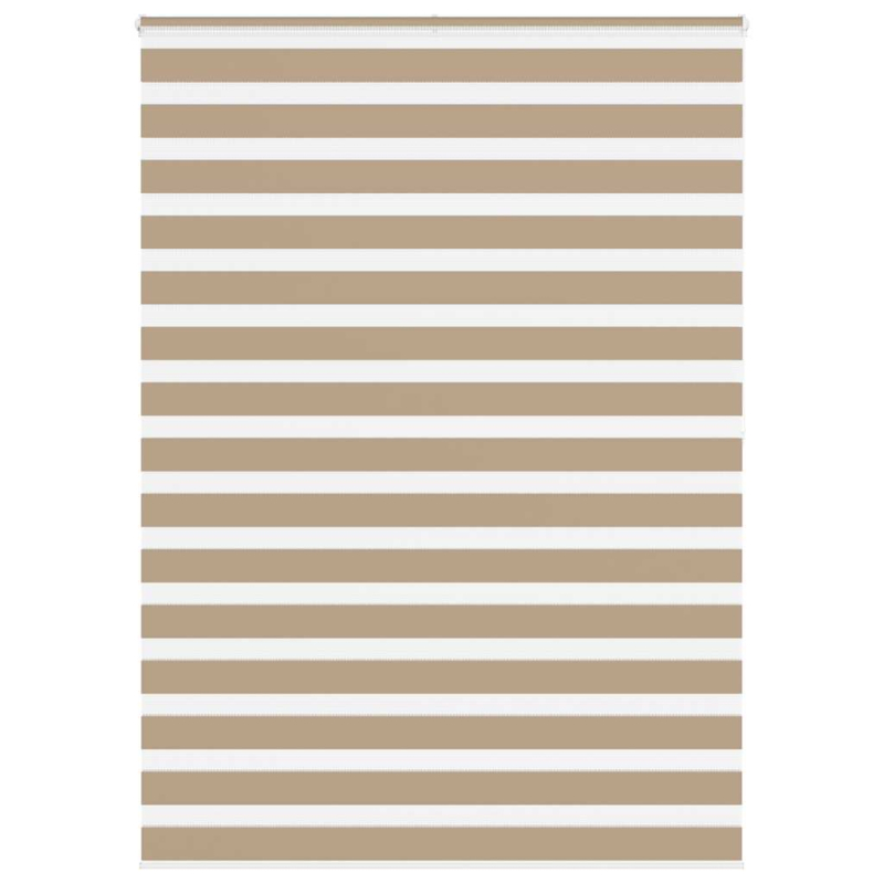 Zebrarollo Sandbraun 165x200 cm Stoffbreite 160,9 cm Polyester