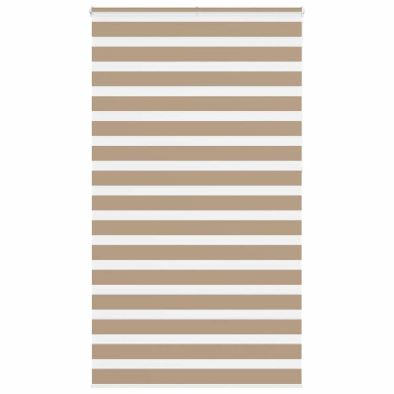 Zebrarollo Sandbraun 130x230 cm Stoffbreite 125,9 cm Polyester