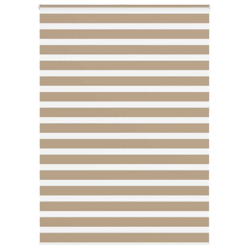 Zebrarollo Sandbraun 160x230 cm Stoffbreite 155,9 cm Polyester
