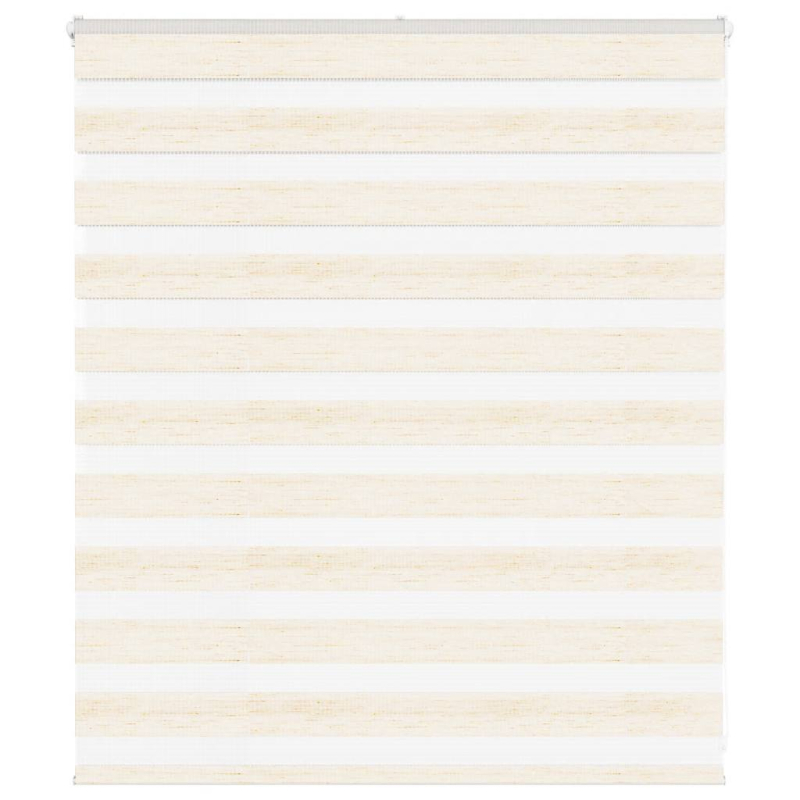 Zebrarollo Marmorbeige 125x100cm Stoffbreite 120,9 cm Polyester