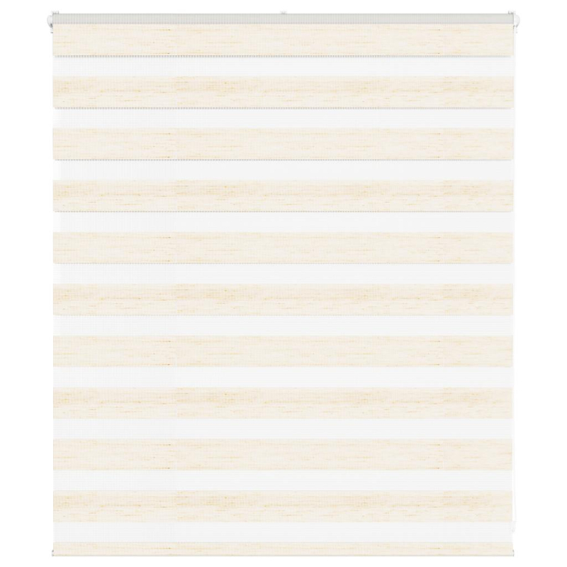 Zebrarollo Marmorbeige 130x100cm Stoffbreite 125,9 cm Polyester