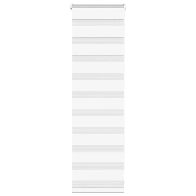 Zebrarollo Weiß 50x100 cm Stoffbreite 45,9 cm Polyester