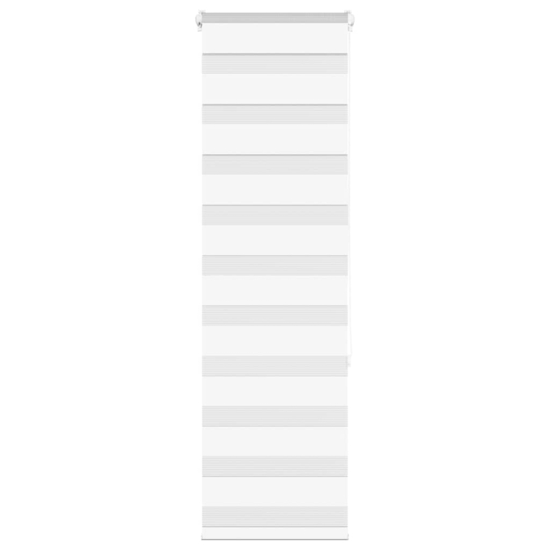 Zebrarollo Weiß 40x150 cm Stoffbreite 35,9 cm Polyester