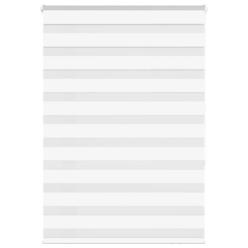 Zebrarollo Weiß 100x150 cm Stoffbreite 95,9 cm Polyester