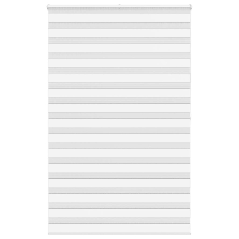 Zebrarollo Weiß 140x200 cm Stoffbreite 135,9 cm Polyester