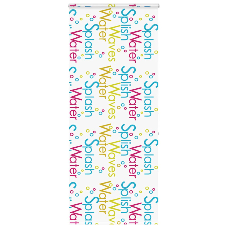 Duschrollo mit Kassette 110x240 cm Stoffbreite 106 cm