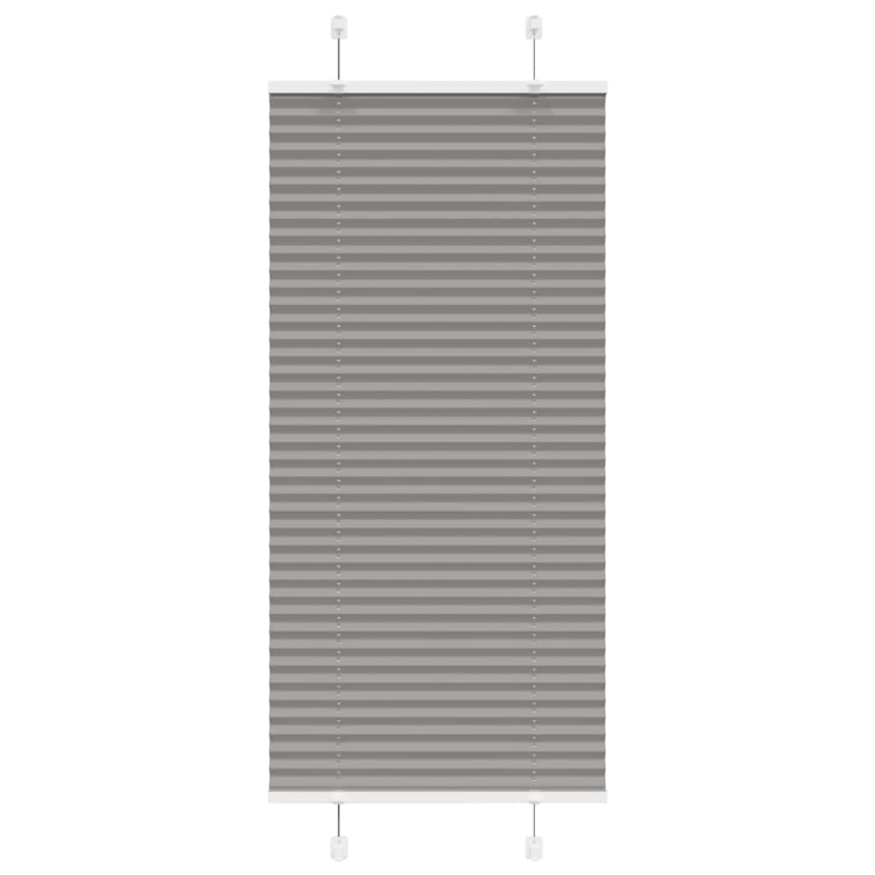 Plissee Anthrazit 55x150 cm Stoffbreite 54,4 cm Polyester