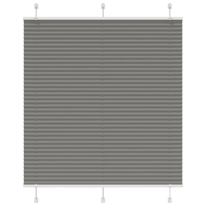 Plissee Anthrazit 115x150 cm Stoffbreite 114,4 cm Polyester