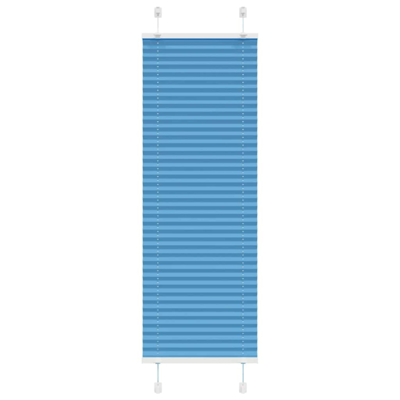 Plissee Blau 45x100 cm Stoffbreite 44,4 cm Polyester