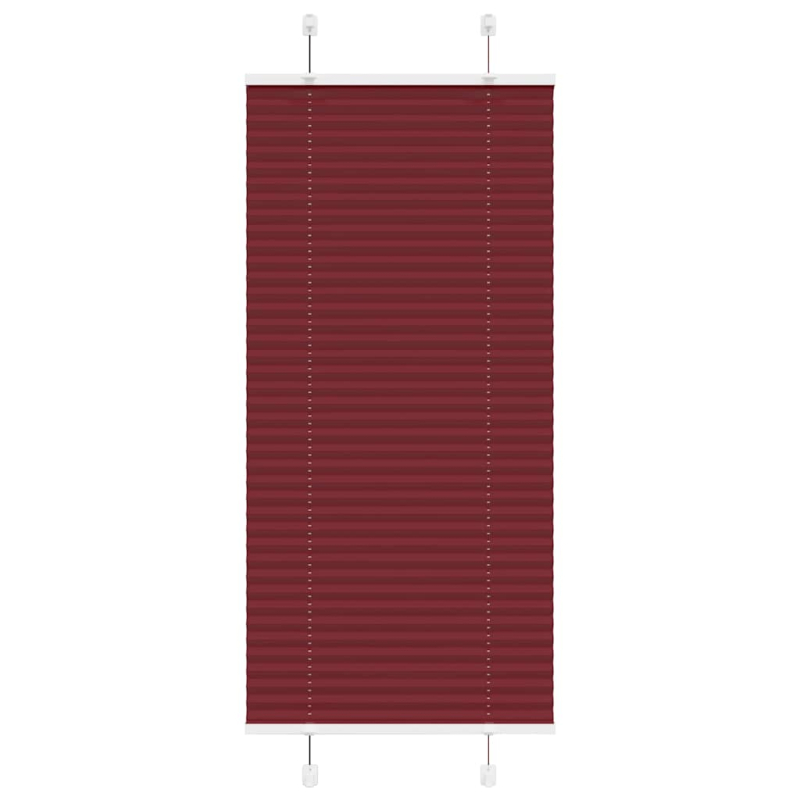 Plissee Bordeauxrot 55x150 cm Stoffbreite 54,4 cm Polyester