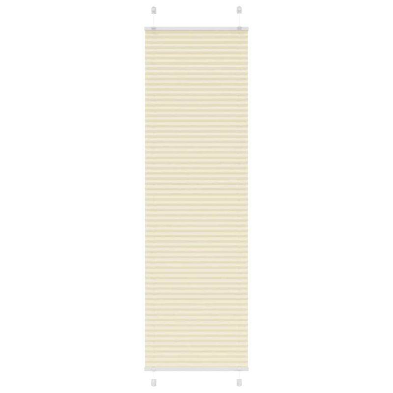 Plissee Creme 55x200 cm Stoffbreite 54,4 cm Polyester