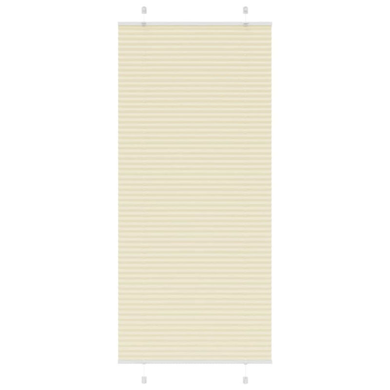 Plissee Creme 90x200 cm Stoffbreite 89,4 cm Polyester