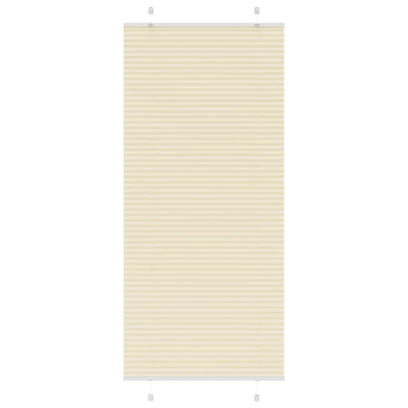 Plissee Creme 95x200 cm Stoffbreite 94,4 cm Polyester