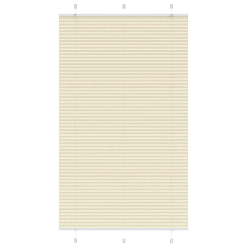 Plissee Creme 120x200 cm Stoffbreite 119,4 cm Polyester