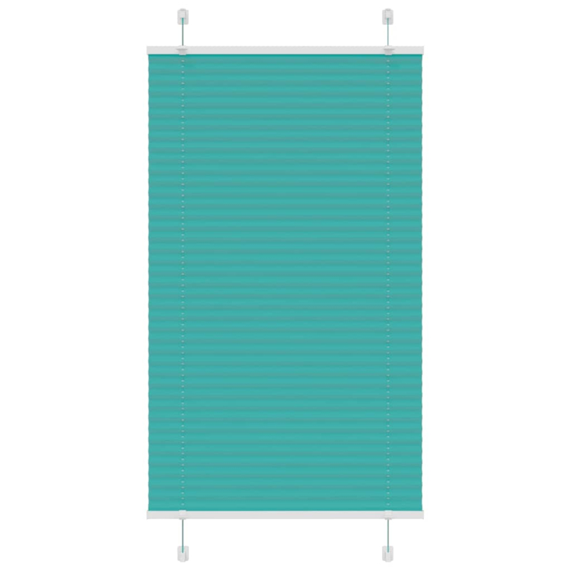 Plissee Petrolgrün 75x150 cm Stoffbreite 74,4 cm Polyester