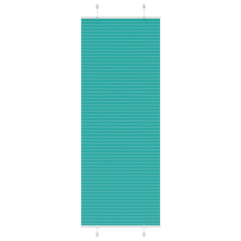 Plissee Petrolgrün 75x200 cm Stoffbreite 74,4 cm Polyester