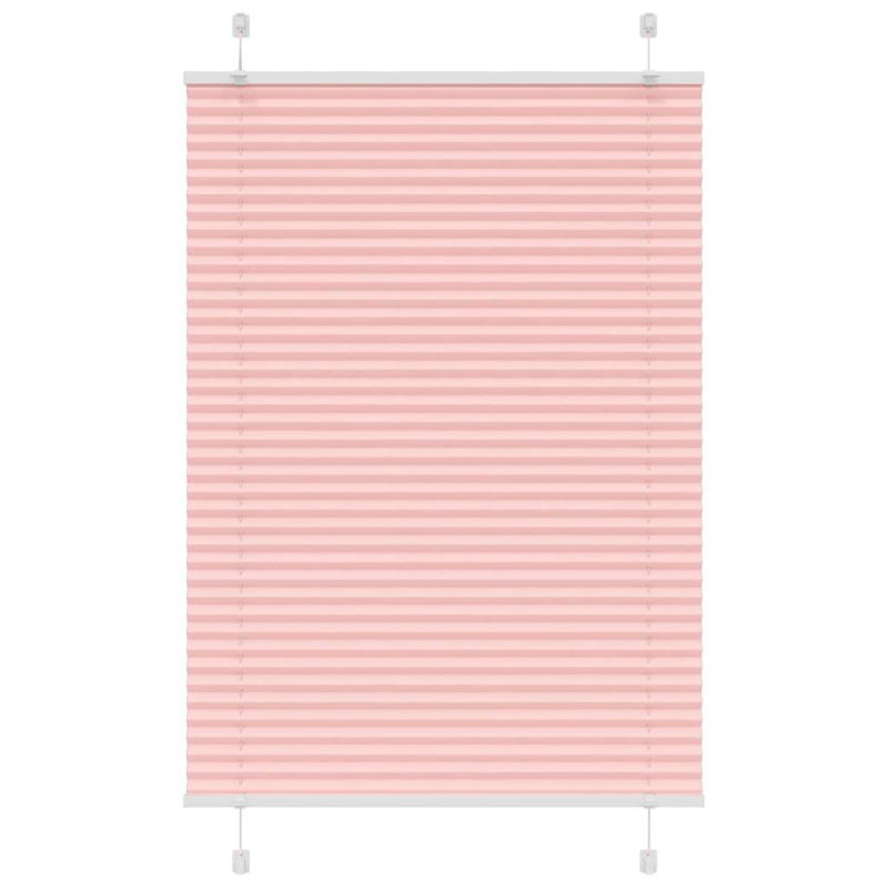 Plissee Rosa 95x100 cm Stoffbreite 94,4 cm Polyester