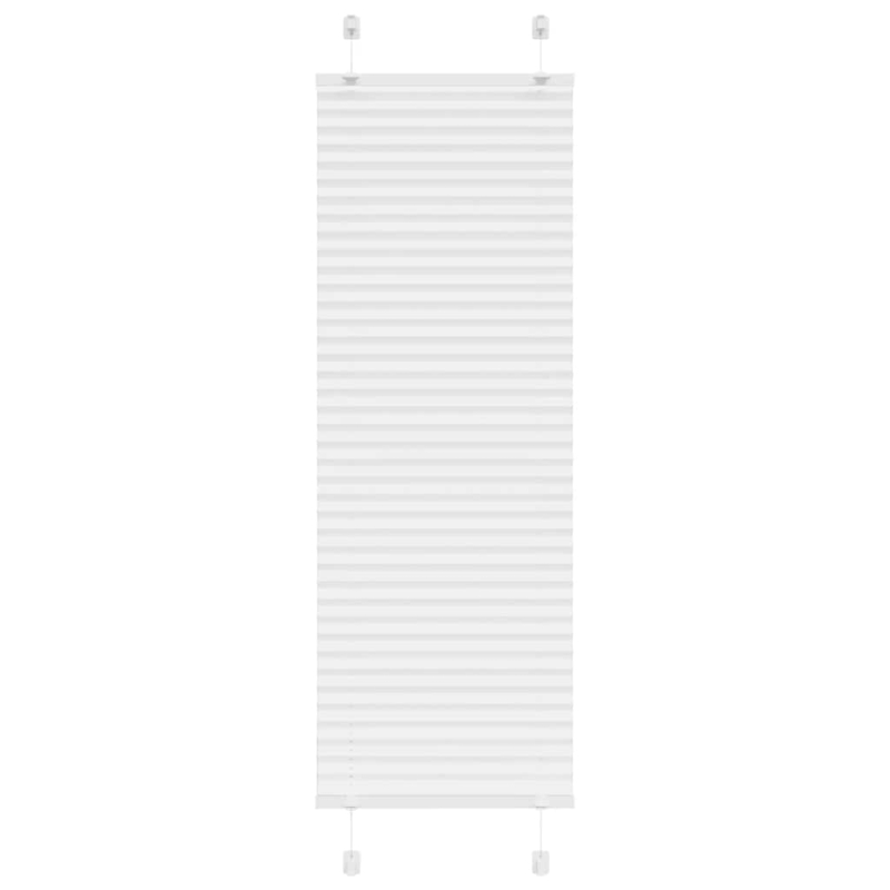 Plissee Weiß 40x100 cm Stoffbreite 39,4 cm Polyester