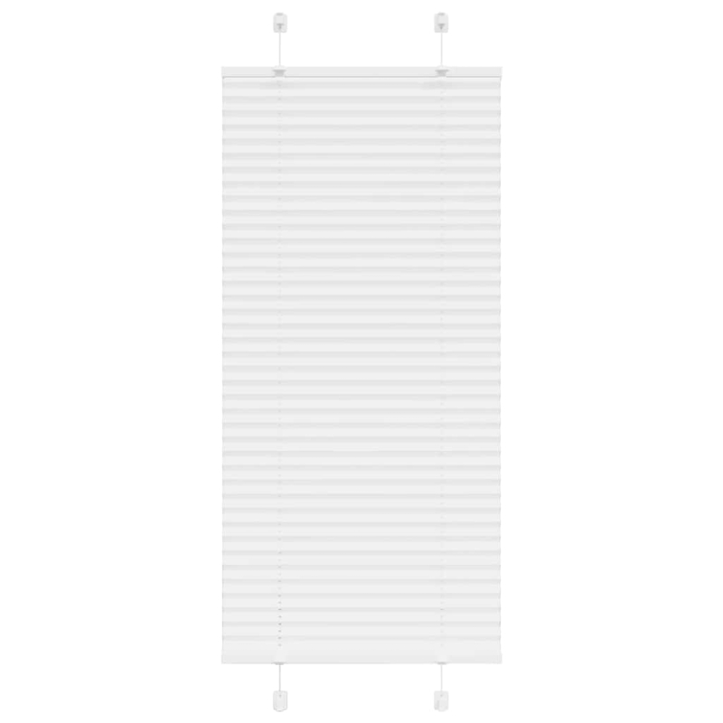 Plissee Weiß 55x100 cm Stoffbreite 54,4 cm Polyester