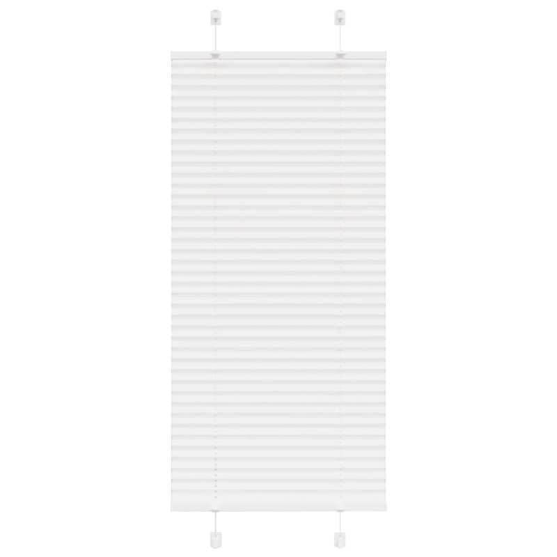 Plissee Weiß 65x100 cm Stoffbreite 64,4 cm Polyester