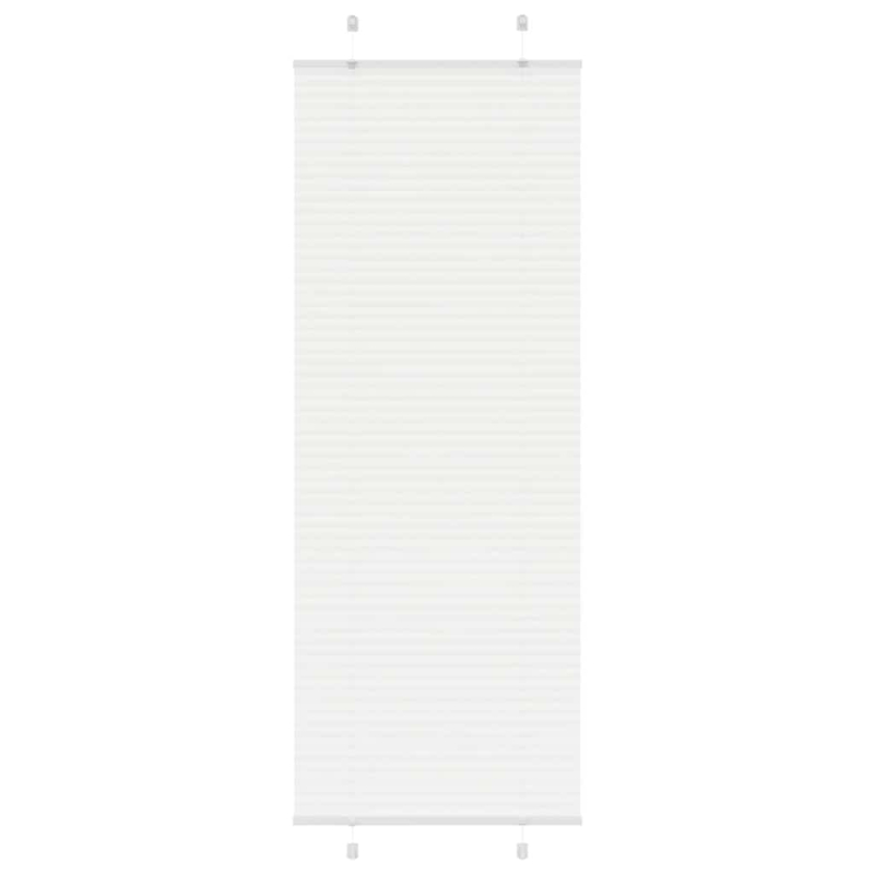 Plissee Weiß 70x200 cm Stoffbreite 69,4 cm Polyester