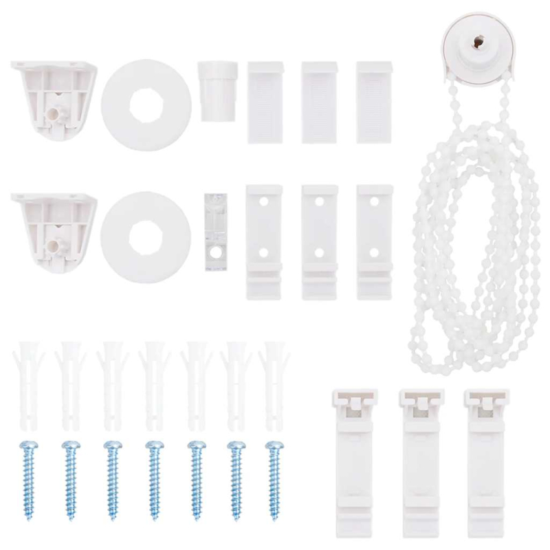 30-tlg. Rollo-Beschläge 18 mm