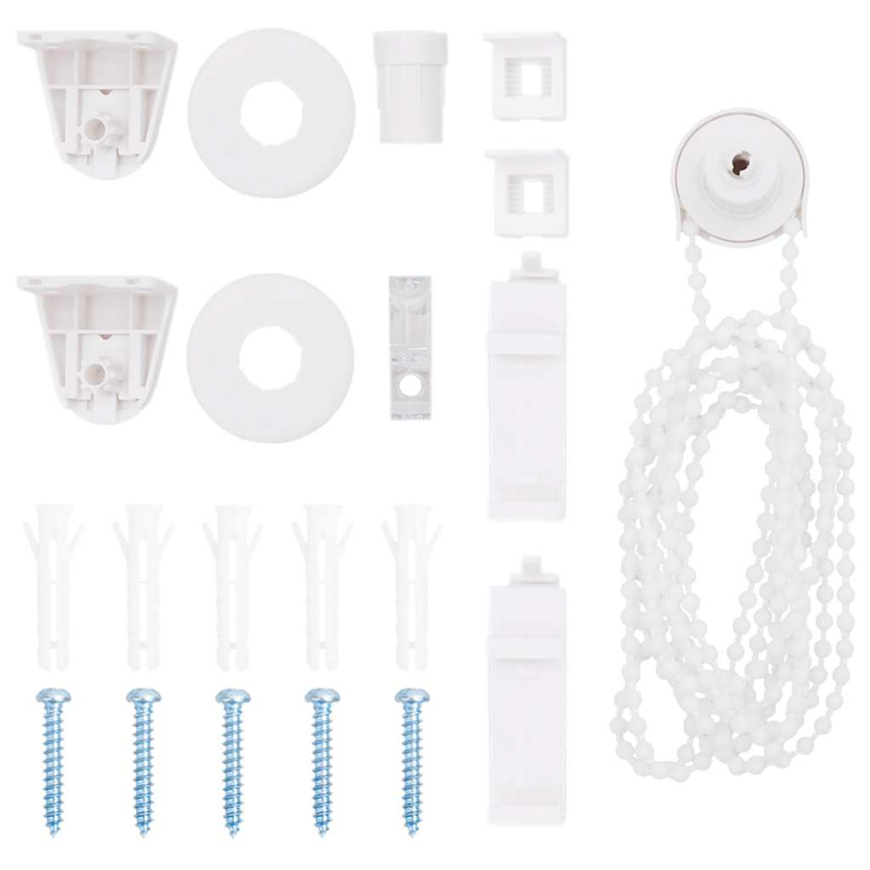 21-tlg. Rollo-Beschläge 18 mm