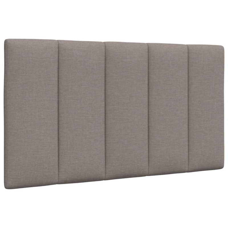 Kopfteil-Kissen Taupe 80 cm Stoff
