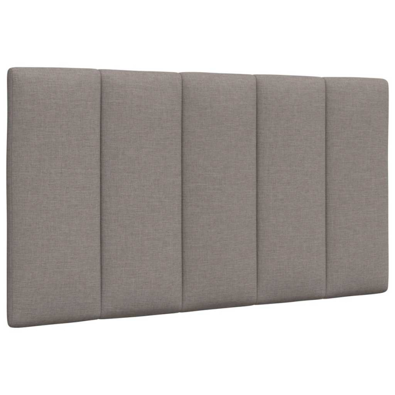 Kopfteil-Kissen Taupe 90 cm Stoff