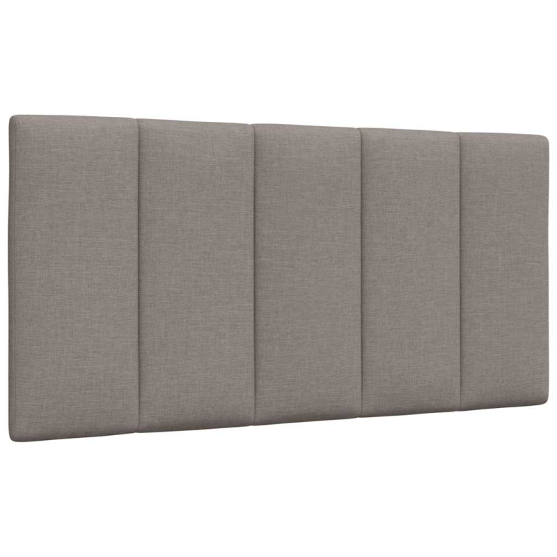 Kopfteil-Kissen Taupe 100 cm Stoff