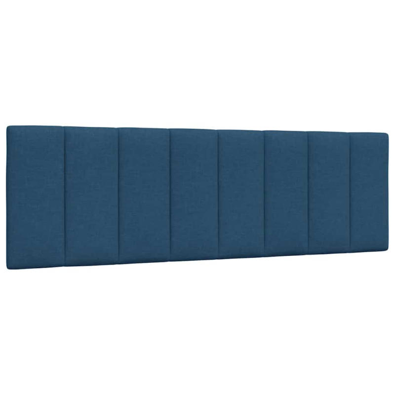 Kopfteil-Kissen Blau 160 cm Stoff