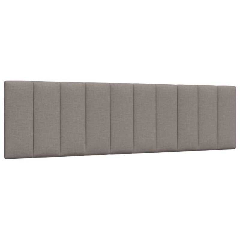 Kopfteil-Kissen Taupe 180 cm Stoff