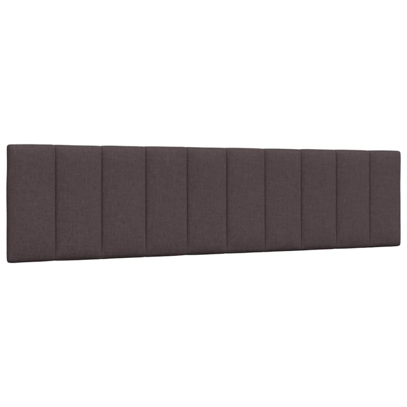 Kopfteil-Kissen Dunkelbraun 200 cm Stoff