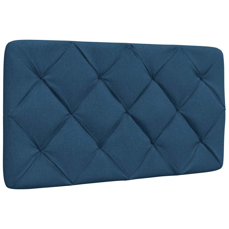 Kopfteil-Kissen Blau 80 cm Stoff