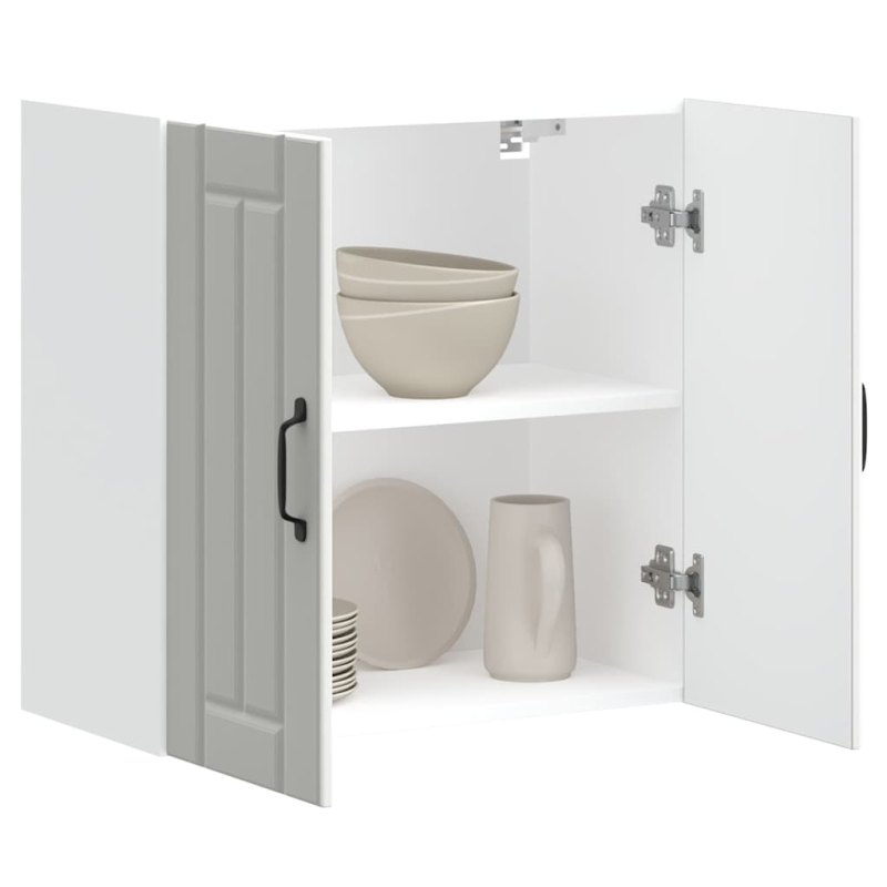 Küchen-Hängeschrank Lucca Weiß Holzwerkstoff