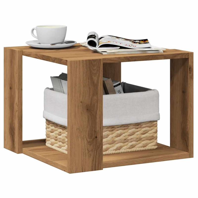 Couchtisch Artisan-Eiche 40x40x30 cm Holzwerkstoff