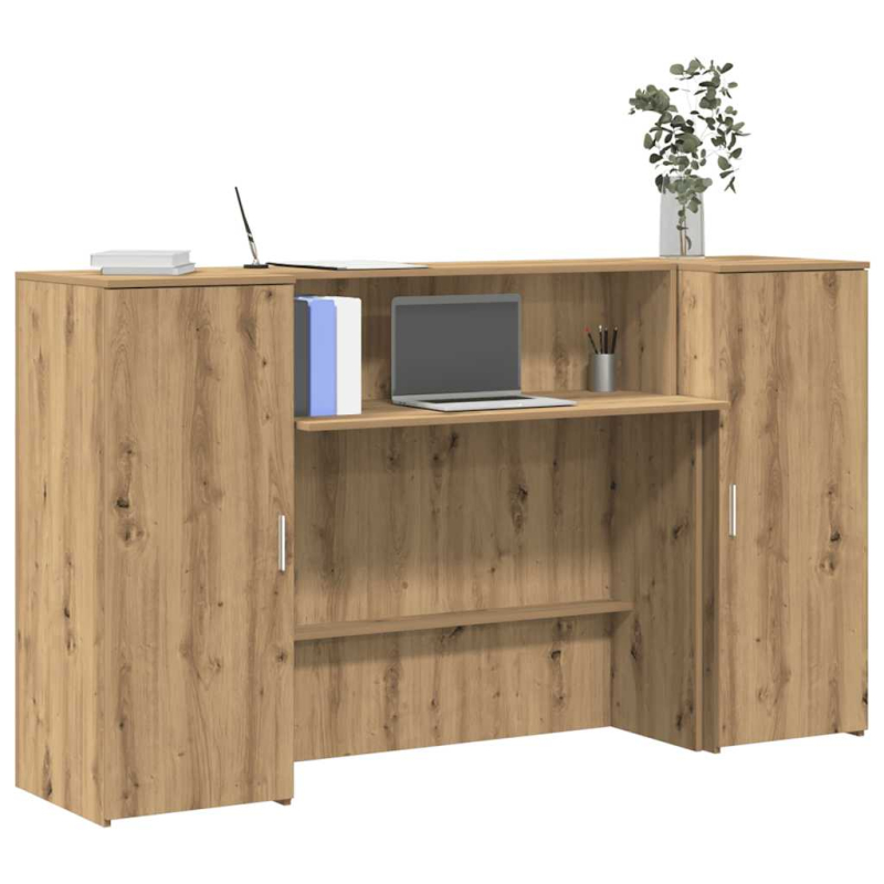 Empfangstheke Artisan-Eiche 180x50x103,5 cm Holzwerkstoff