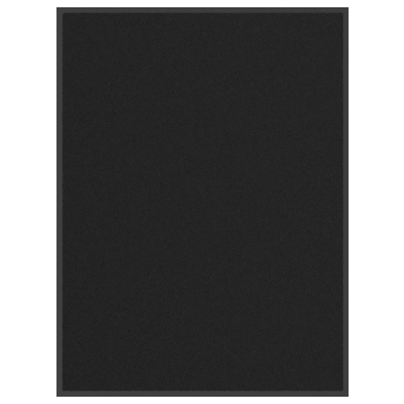 Fußmatte 80x120 cm Schwarz
