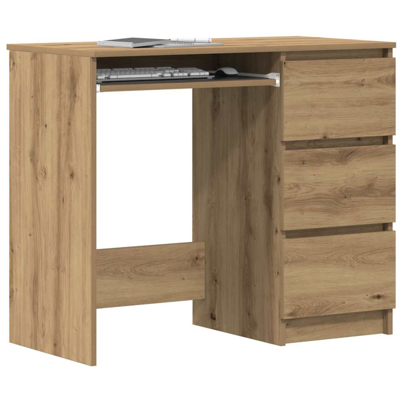 Schreibtisch Artisan-Eiche 90x45x76 cm Holzwerkstoff