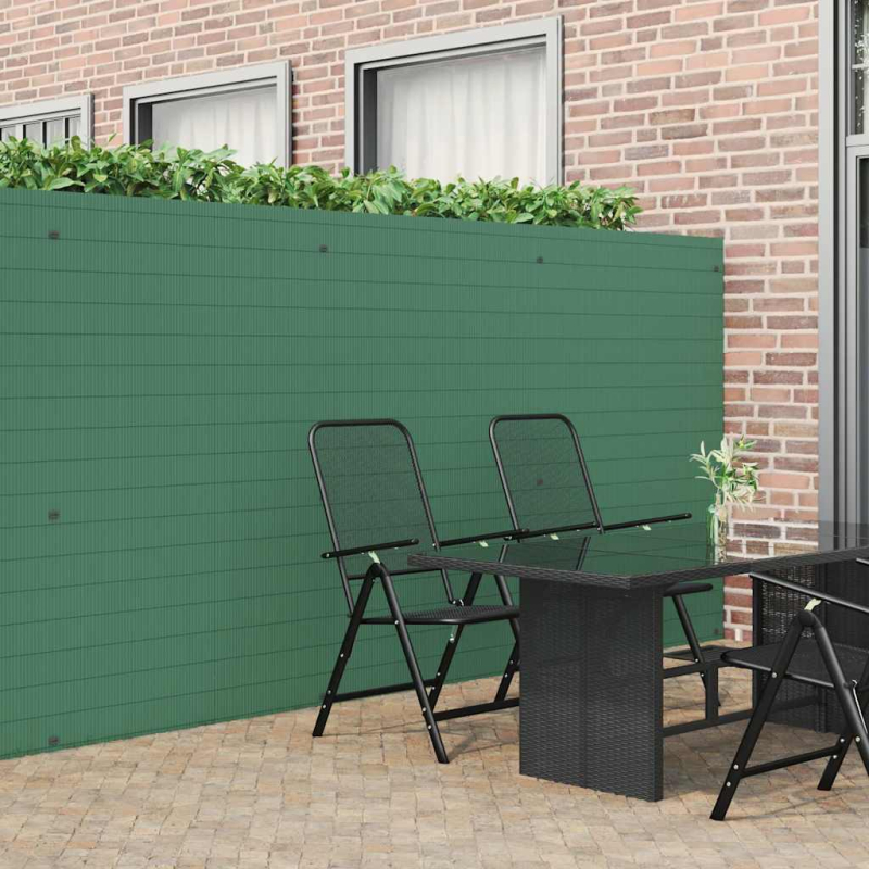 Gartenzaun Doppelseitig Grün 1,8x3 m PVC