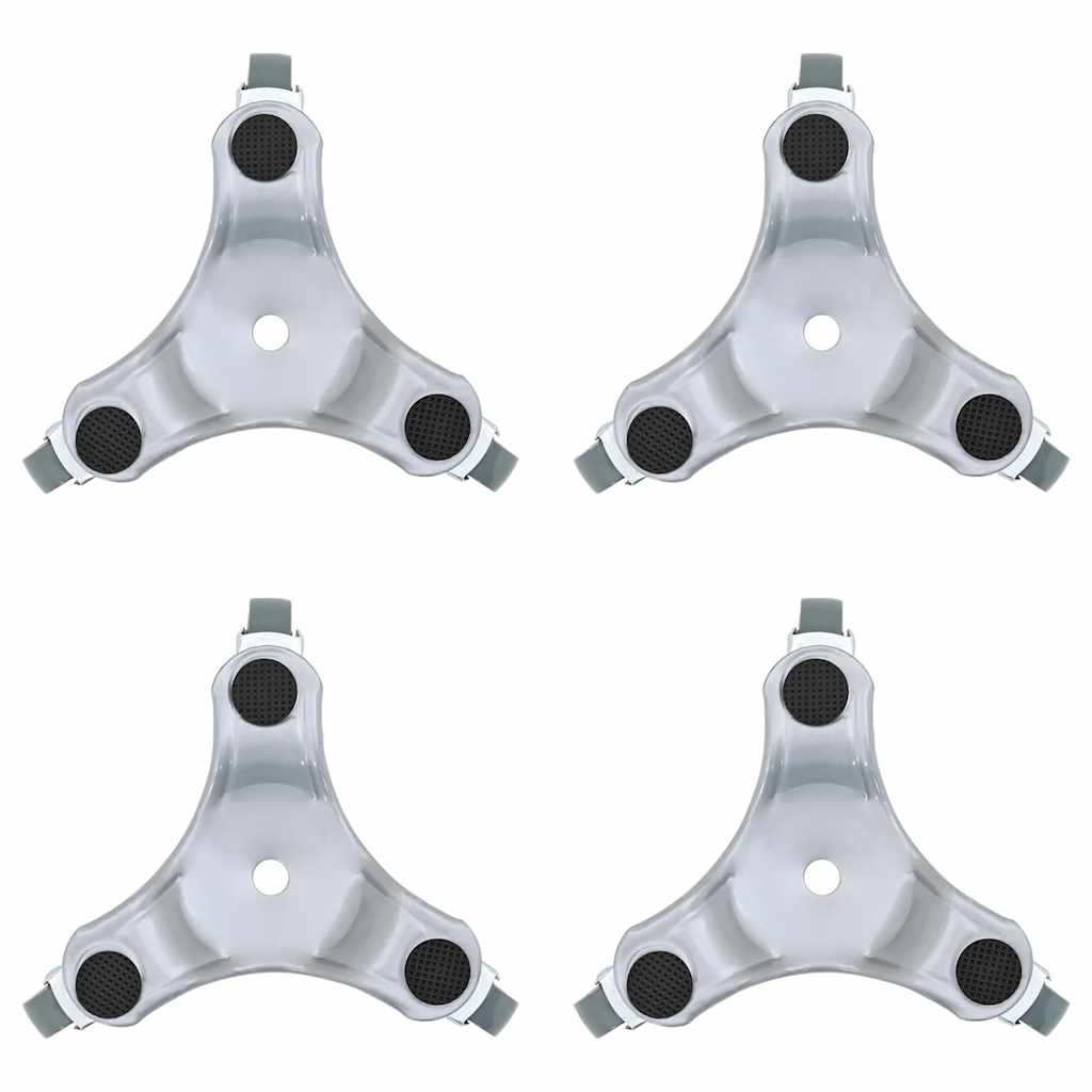 Möbelrollen 4 Stk. 16x14,5x5,5 cm Stahl 180 kg