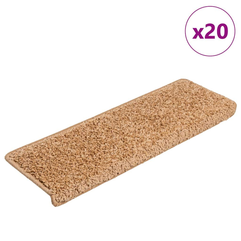 Stufenmatten 20 Stk. 65x21x4 cm Beige