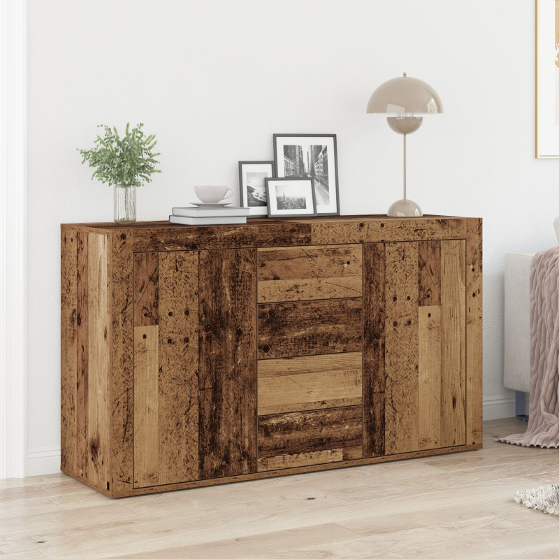 Sideboard Altholz Massiv recyceltes Holz 120 x 36 x 69 cm