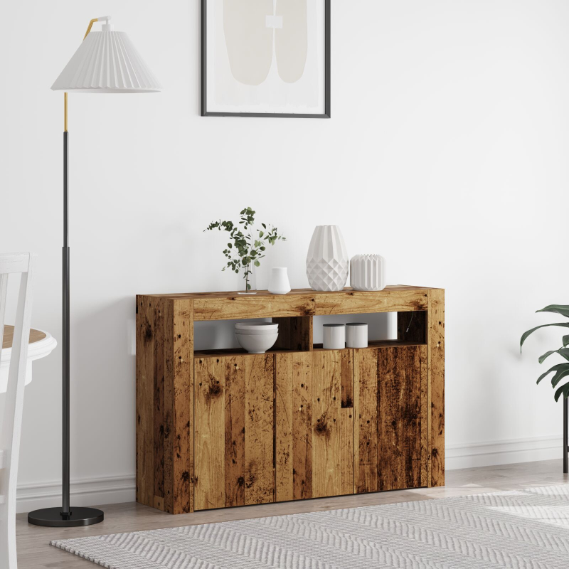 Sideboard Alte Holzoptik Holzwerkstoff 116 x 30 x 75 cm Sideboard