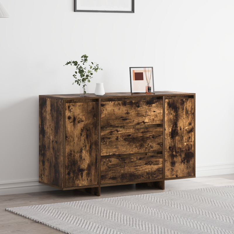 Sideboard Geräucherte Eiche 120x41x75 cm Hersteller Holzwerkstoff