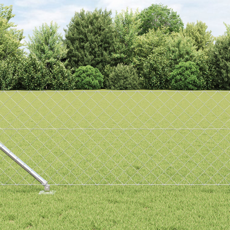 Kettenschalung Set aus 2 Verzinkter Stahl 25 x 0,8 m Robust